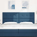 Tăblie cap cu headboard albastru 200 cm Piele artificială - WALTI WALTI