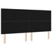 Tăblie cap cu headboard Gri închis 200 cm Piele artificială - WALTI WALTI