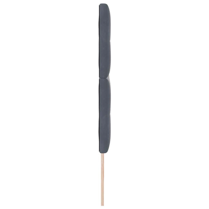 Tăblie cap cu headboard Gri închis 200 cm Piele artificială - WALTI WALTI