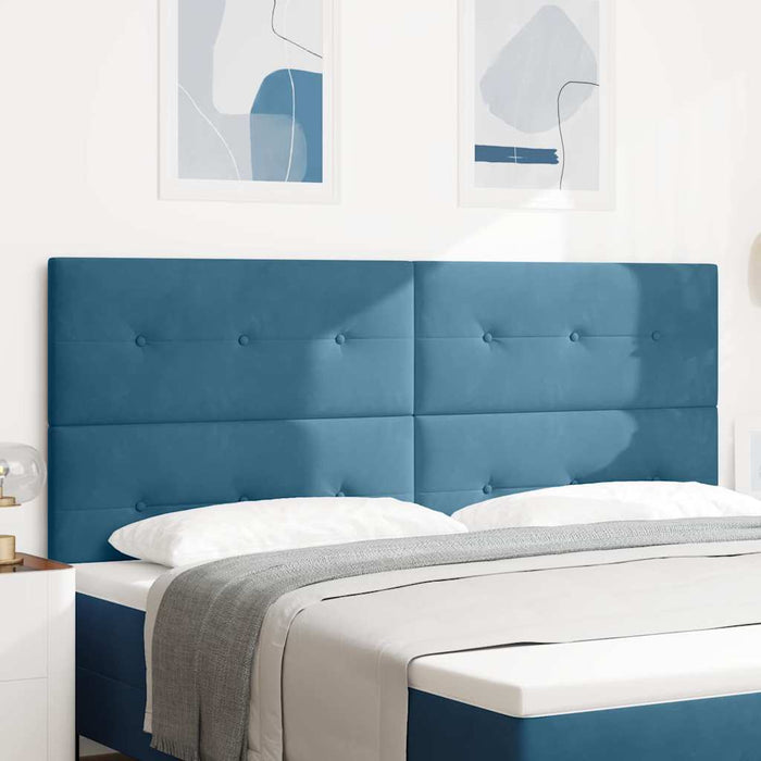 Tăblie cap Albastru închis 200 cm Piele artificială - WALTI WALTI