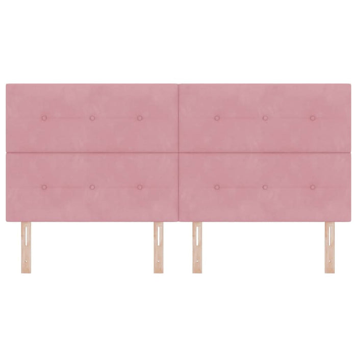 Tăblie cap cu headboard Roz 200 cm Piele artificială - WALTI WALTI