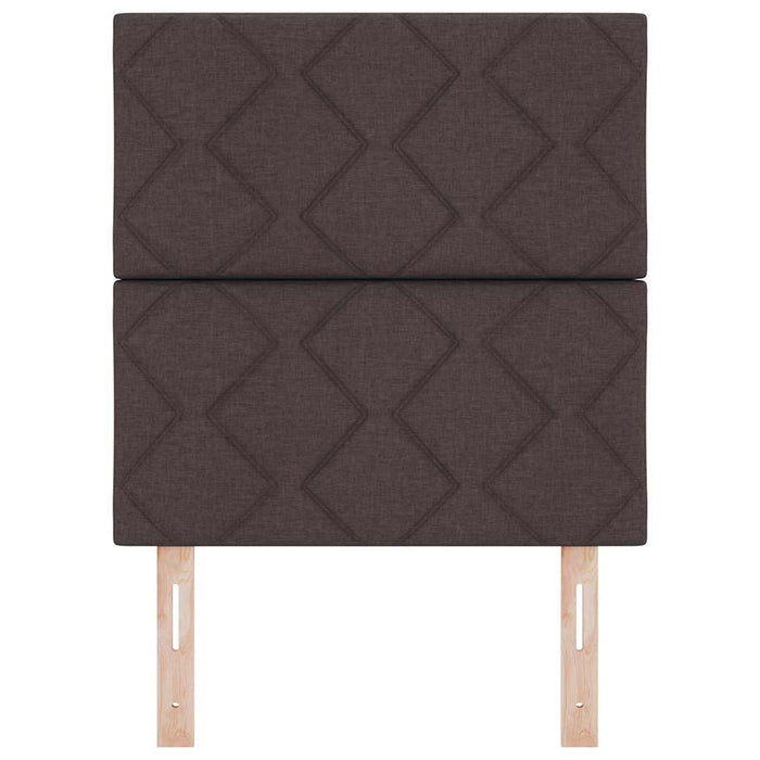 Tăblie cap Maro închis 80 cm țesătură - WALTI WALTI