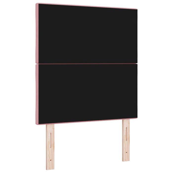 Tăblie cap cu headboard Roz 80 cm Catifea - WALTI WALTI