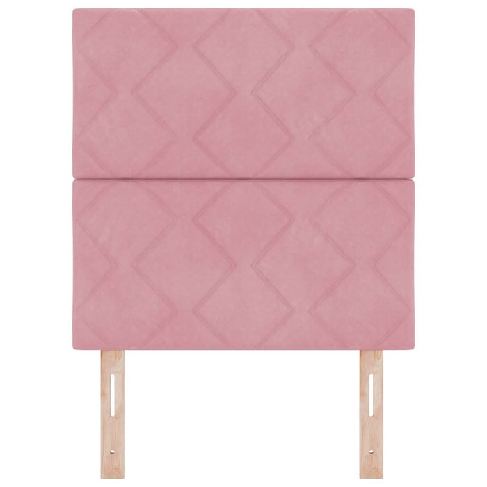 Tăblie cap cu headboard Roz 80 cm Catifea - WALTI WALTI