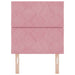 Tăblie cap cu headboard Roz 80 cm Catifea - WALTI WALTI