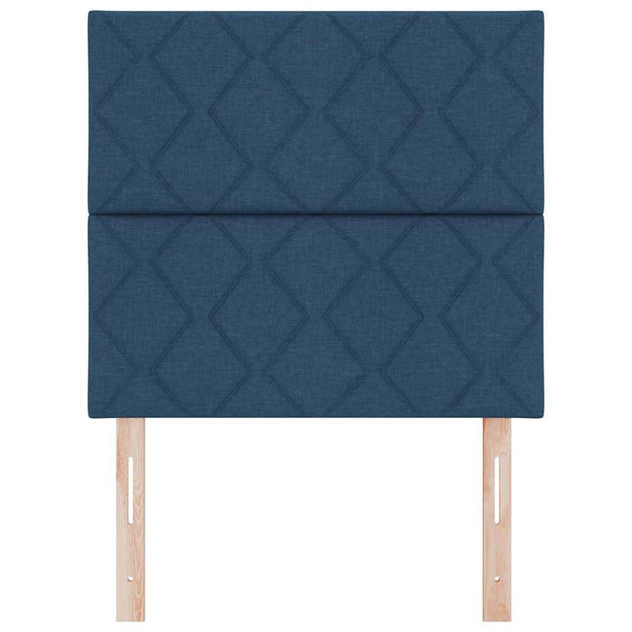 Tăblie cap albastru 90 cm țesătură WALTI