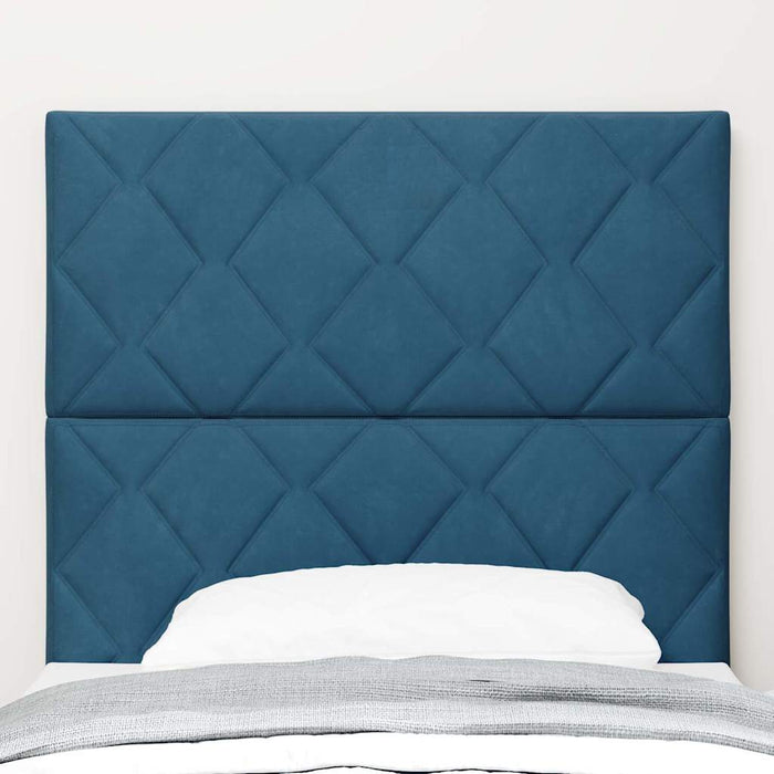 Tăblie cap cu headboard Albastru închis 90 cm Catifea - WALTI WALTI