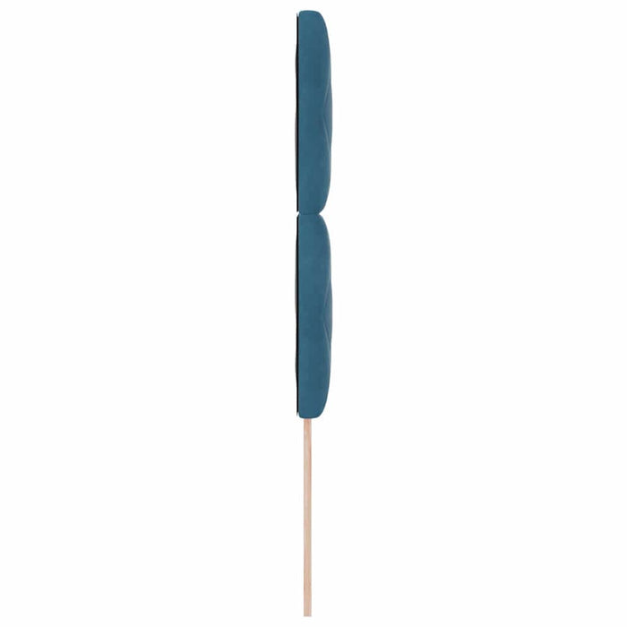 Tăblie cap cu headboard Albastru închis 90 cm Catifea - WALTI WALTI