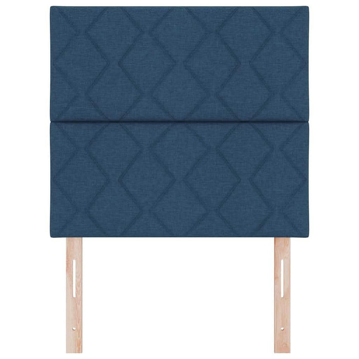 Tăblie din Țesătură Geometric Manual albastru 100 cm țesătură - WALTI WALTI
