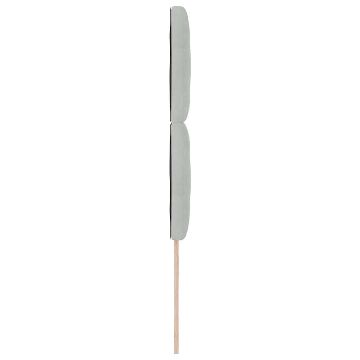 Tăblie cap Gri deschis 100 cm Catifea WALTI