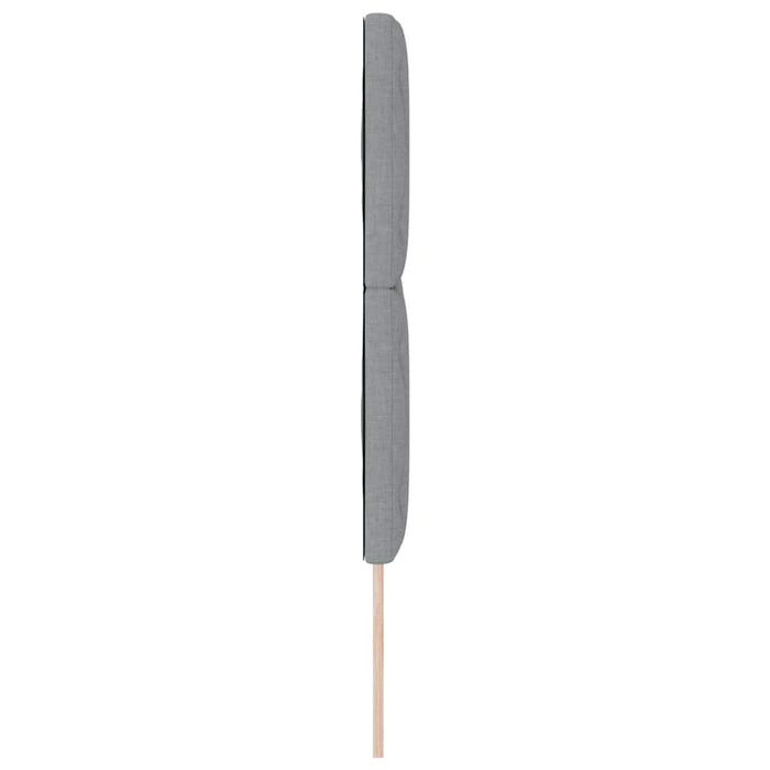Tăblie cap Gri deschis 144 cm țesătură WALTI