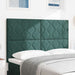 Tăblie cap cu headboard Verde închis 144 cm Catifea - WALTI WALTI
