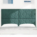 Tăblie cap cu headboard Verde închis 144 cm Catifea - WALTI WALTI