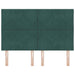 Tăblie cap cu headboard Verde închis 144 cm Catifea - WALTI WALTI