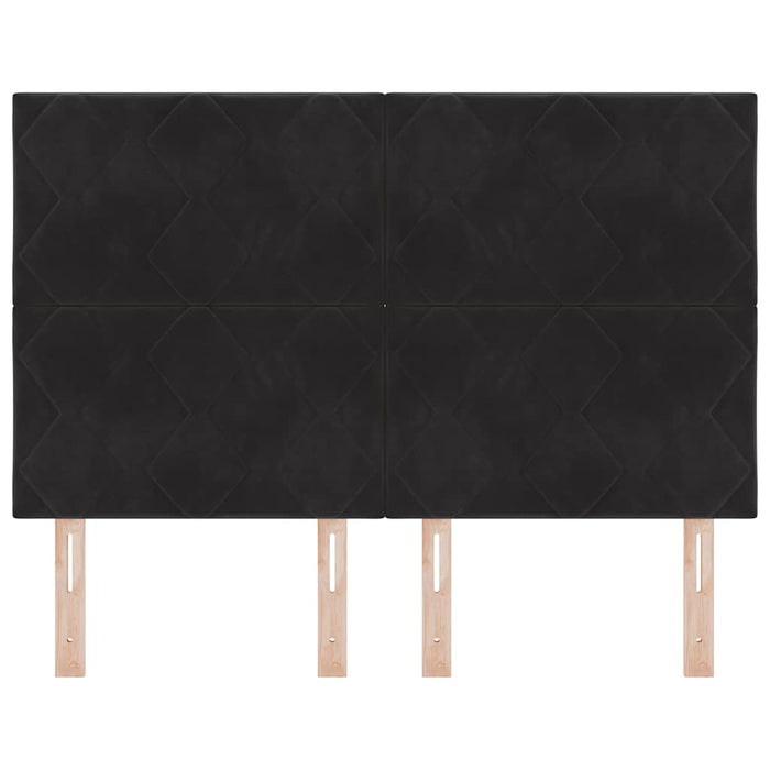 Tăblie cap Negru 160 cm Catifea - WALTI WALTI
