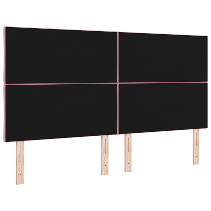 Tăblie cap Roz 180 cm Catifea WALTI