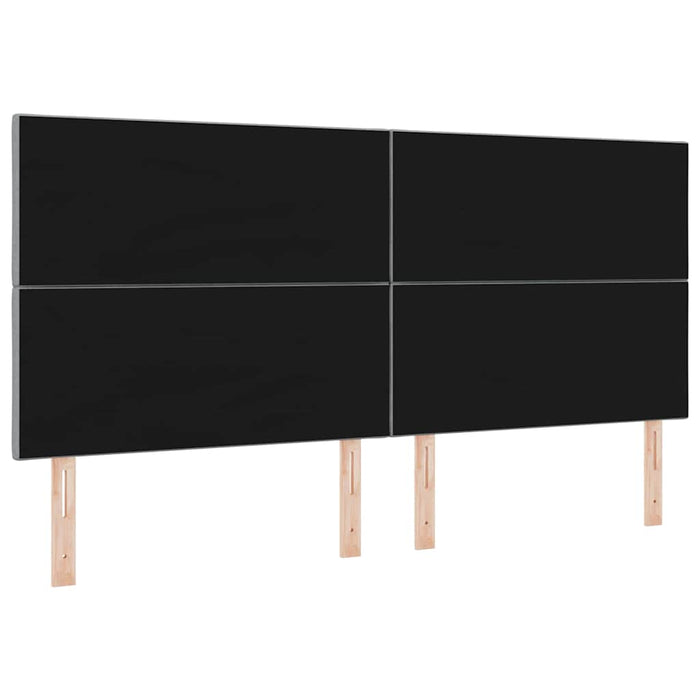 Tăblie cap cu headboard Gri deschis 200 cm Piele artificială - WALTI WALTI