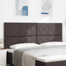 Tăblie cap cu headboard Maro închis 200 cm Piele artificială - WALTI WALTI