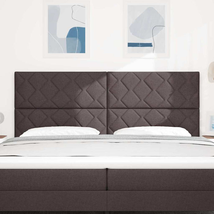 Tăblie cap cu headboard Maro închis 200 cm Piele artificială - WALTI WALTI