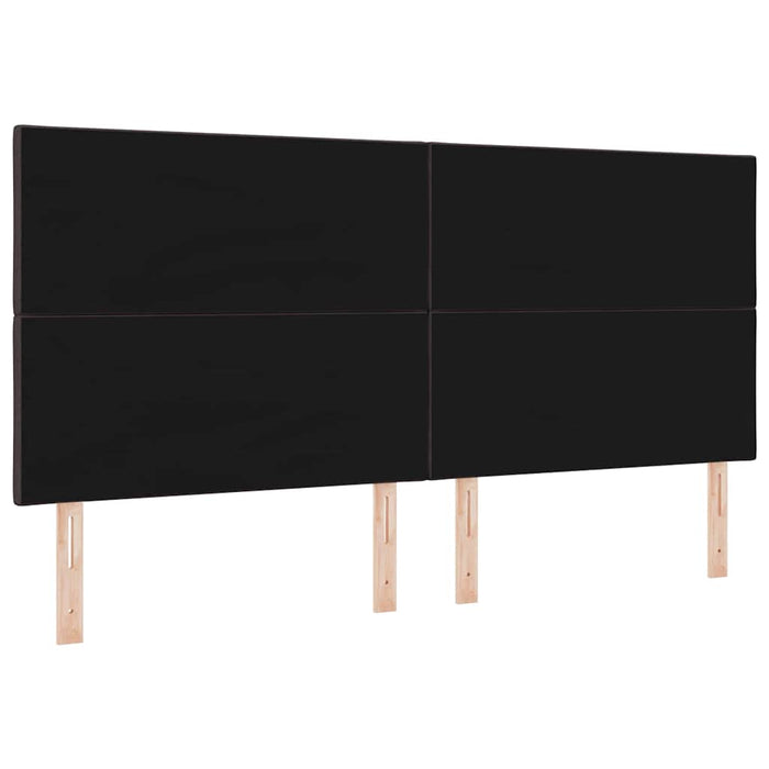 Tăblie cap cu headboard Maro închis 200 cm Piele artificială - WALTI WALTI