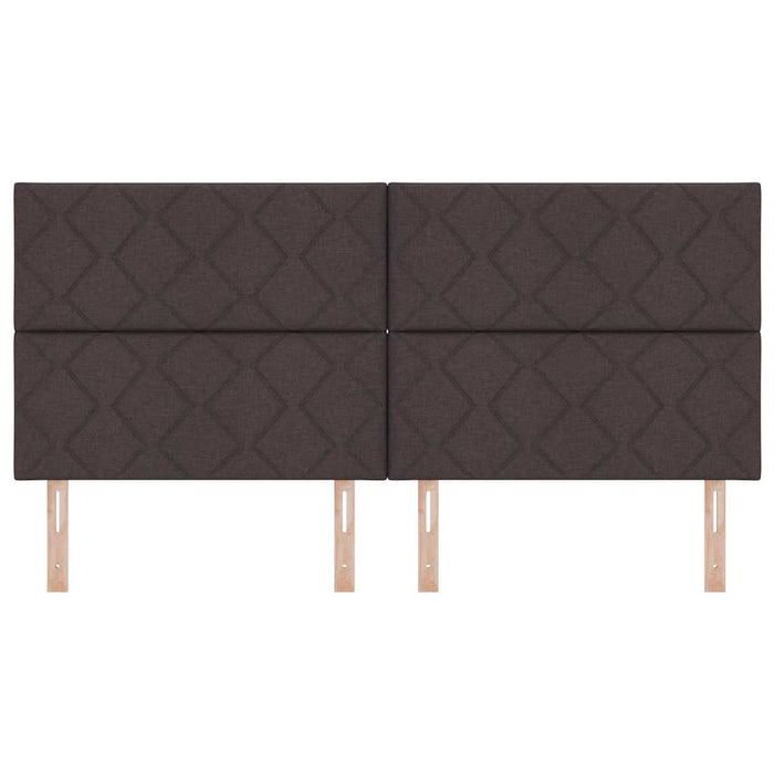 Tăblie cap cu headboard Maro închis 200 cm Piele artificială - WALTI WALTI