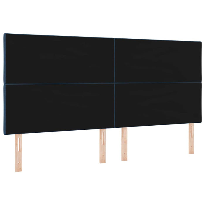 Tăblie din Țesătură Geometric Manual albastru 200 cm țesătură - WALTI WALTI