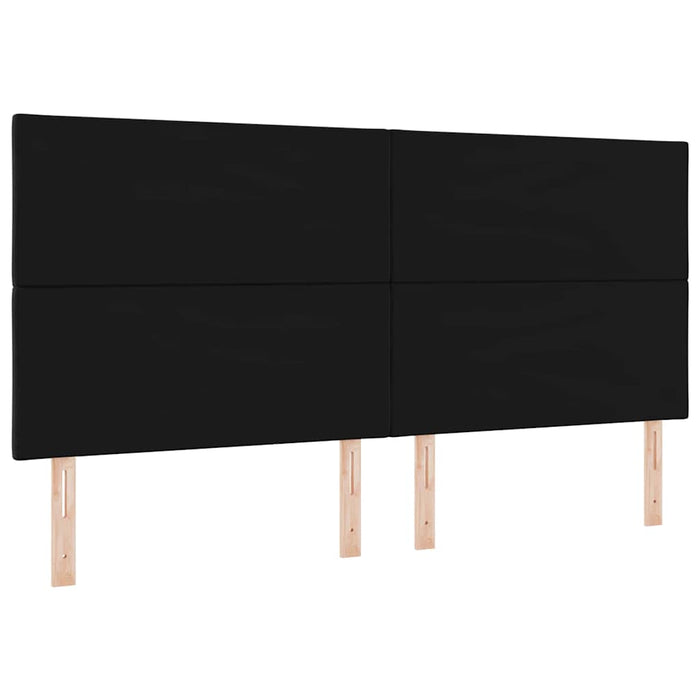 Tăblie cap Negru 200 cm Catifea WALTI