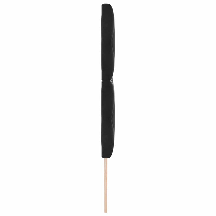 Tăblie cap Negru 200 cm Catifea WALTI