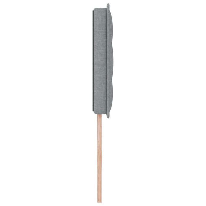 Tăblie LED cu lumini cu bandă LED Gri deschis 80 cm Poliester - WALTI WALTI