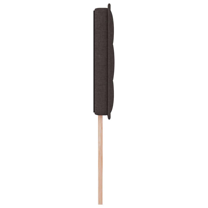 Tăblie LED cu lumini cu bandă LED Maro închis 80 cm țesătură - WALTI WALTI