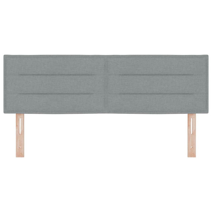 Tăblie LED cu lumini cu bandă LED Gri deschis 144 cm Poliester - WALTI WALTI