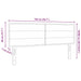 Tăblie LED cu lumini cu bandă LED Manual Negru 144 cm Poliester - WALTI WALTI