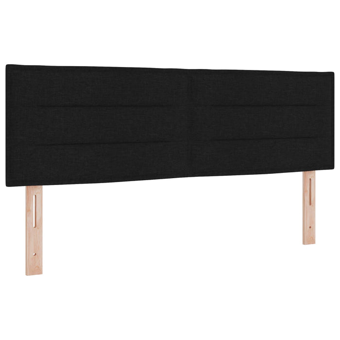 Tăblie LED cu lumini cu bandă LED Manual Negru 160 cm Poliester - WALTI WALTI
