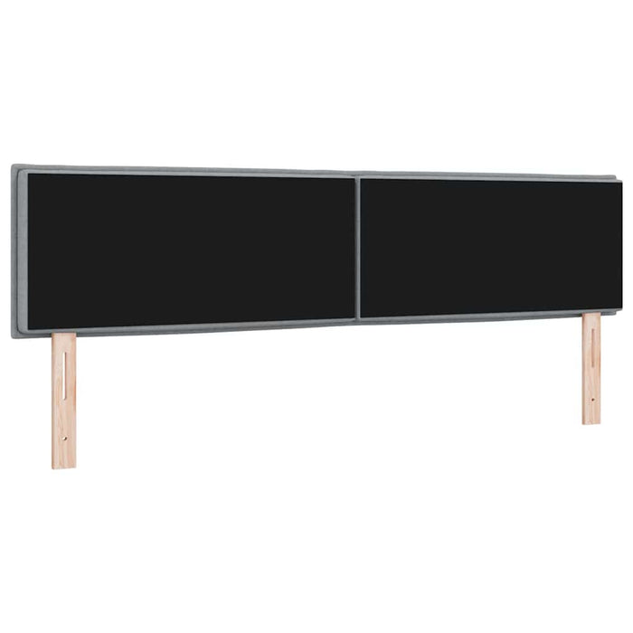 Tăblie LED cu benzi LED Manual Gri deschis 180 cm țesătură WALTI