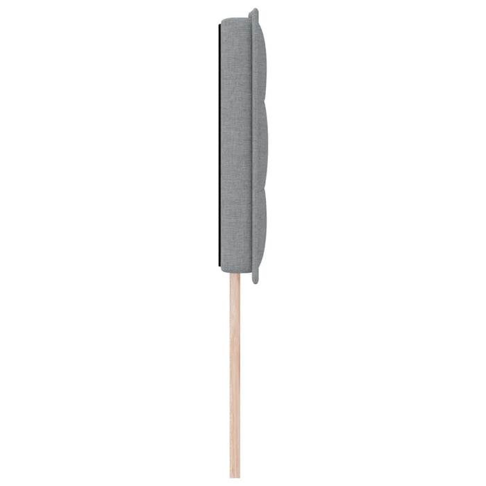 Tăblie LED cu benzi LED Manual Gri deschis 180 cm țesătură WALTI