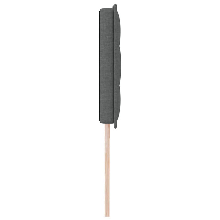 Tăblie LED cu lumini cu bandă LED Gri închis 200 cm Poliester - WALTI WALTI