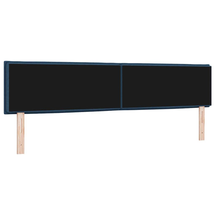 Tăblie LED cu lumini cu bandă LED albastru 200 cm Poliester - WALTI WALTI