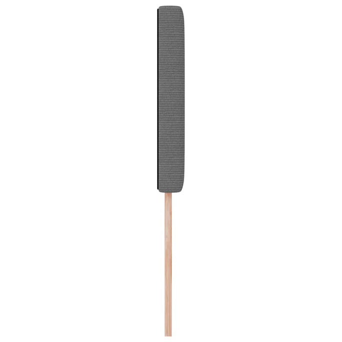 Tăblie LED Manual Gri deschis 100 cm Țesătură din corduroy WALTI