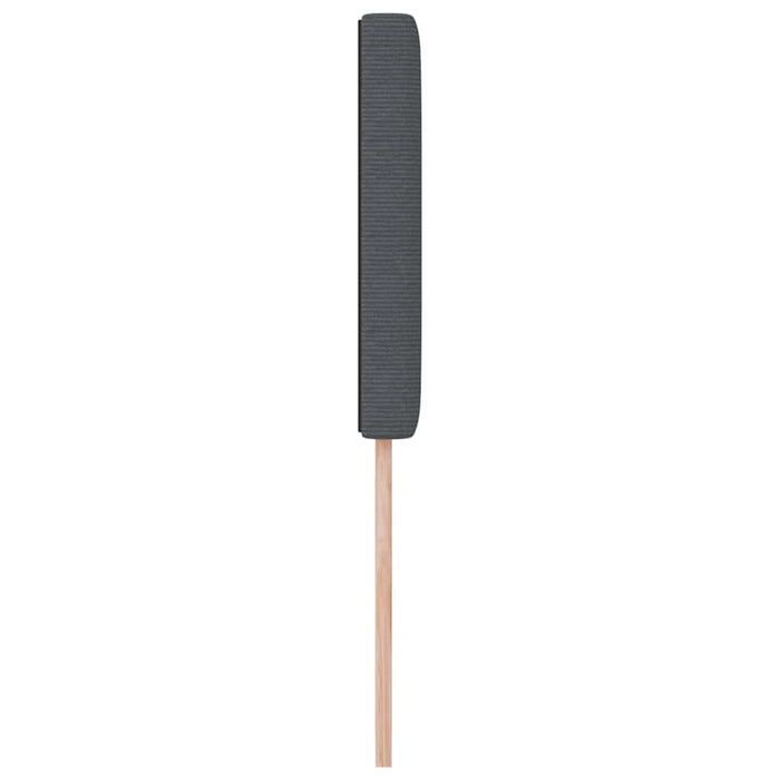 Tăblie LED cu benzi LED Gri închis 100 cm Țesătură din corduroy WALTI