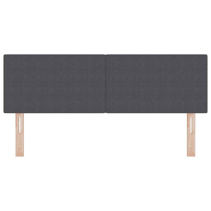 Tăblie LED cu lumini cu bandă LED Gri închis 144 cm Poliester - WALTI WALTI