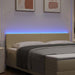 Tăblie LED cu lumini cu bandă LED Gri Verde 180 cm Poliester - WALTI WALTI