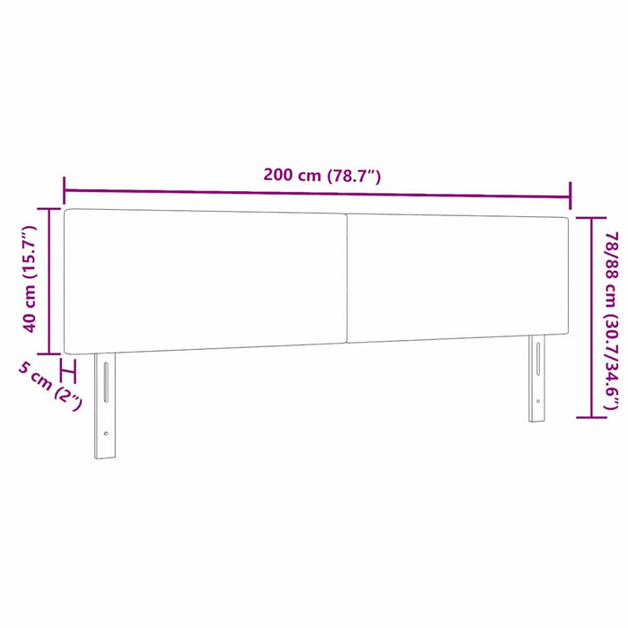 Tăblie LED cu lumini cu bandă LED Manual Crem 200 cm Poliester - WALTI WALTI