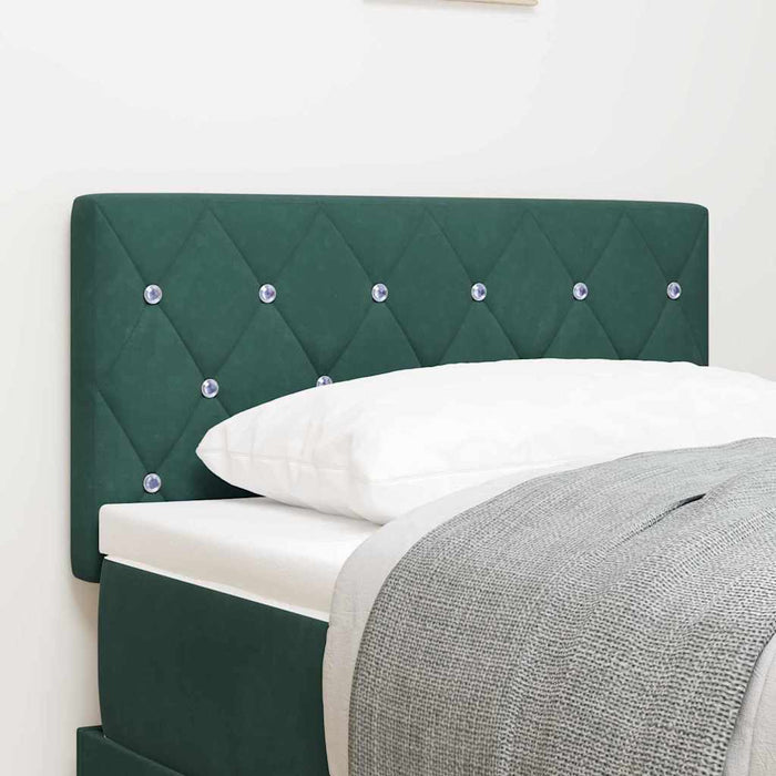 Tăblie LED cu lumini cu bandă LED Verde închis 80 cm Catifea - WALTI WALTI