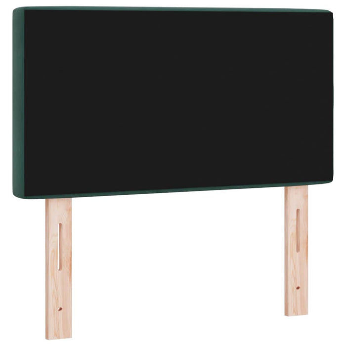 Tăblie LED cu lumini cu bandă LED Verde închis 80 cm Catifea - WALTI WALTI