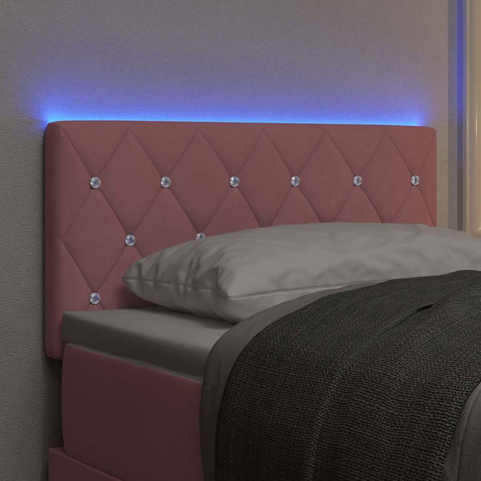 Tăblie LED cu lumini cu bandă LED Manual Roz 80 cm Poliester - WALTI WALTI