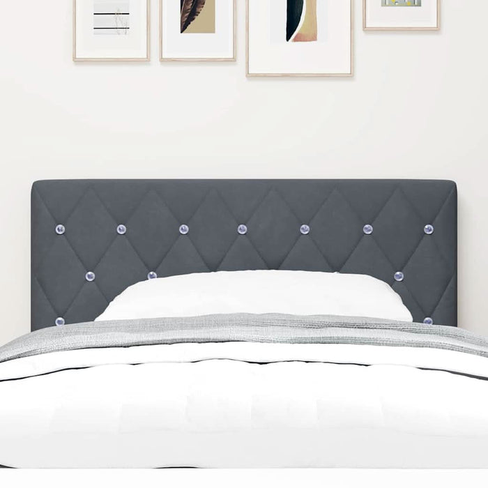 Tăblie LED cu lumini cu bandă LED Gri închis 90 cm Catifea - WALTI WALTI