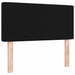 Tăblie LED cu lumini cu bandă LED Argyle Negru 90 cm Catifea - WALTI WALTI