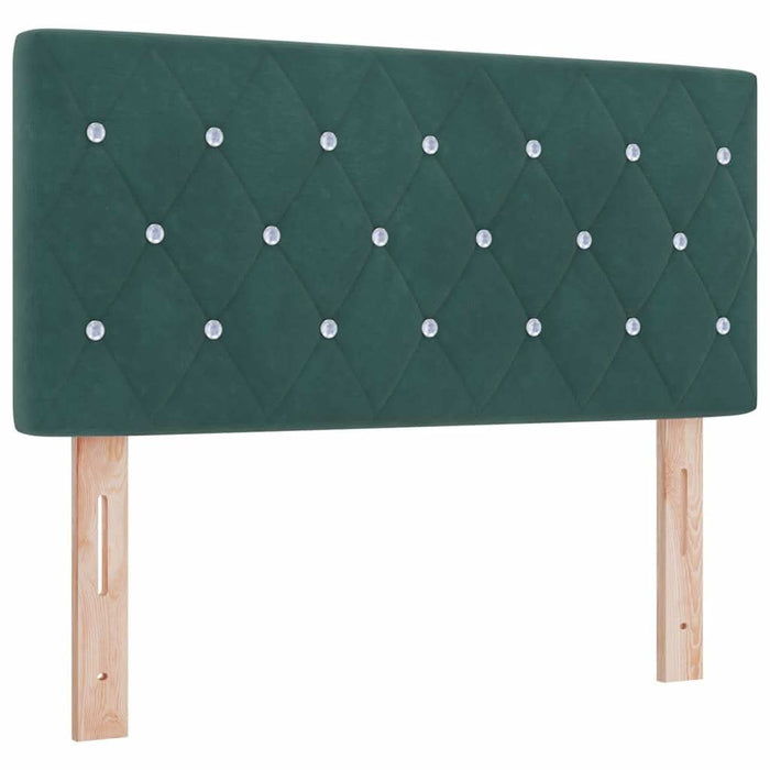 Tăblie LED cu lumini cu bandă LED Verde închis 90 cm Catifea - WALTI WALTI