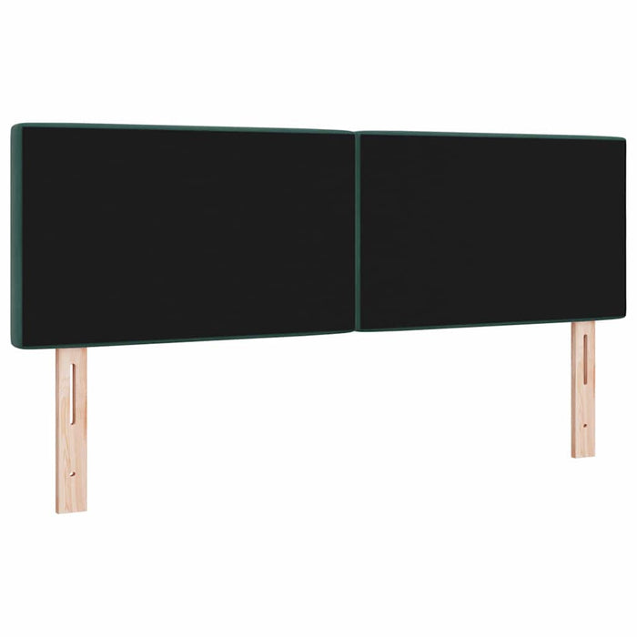 Tăblie LED cu lumini cu bandă LED Verde închis 144 cm Catifea - WALTI WALTI