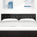 Tăblie LED cu lumini cu bandă LED Argyle Negru 80 cm Catifea - WALTI WALTI